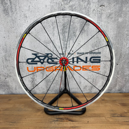 Mavic Ksyrium Pro Limited Edition Red Alloy Clincher Front Wheel 700c Rim Brake