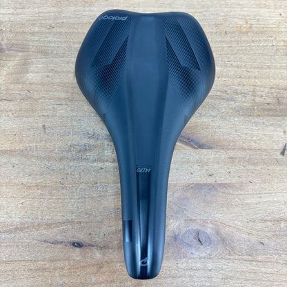 Light Use! Prologo Akero AGX 145mm 7x7mm Steel Rails Black Bike Saddle 278g