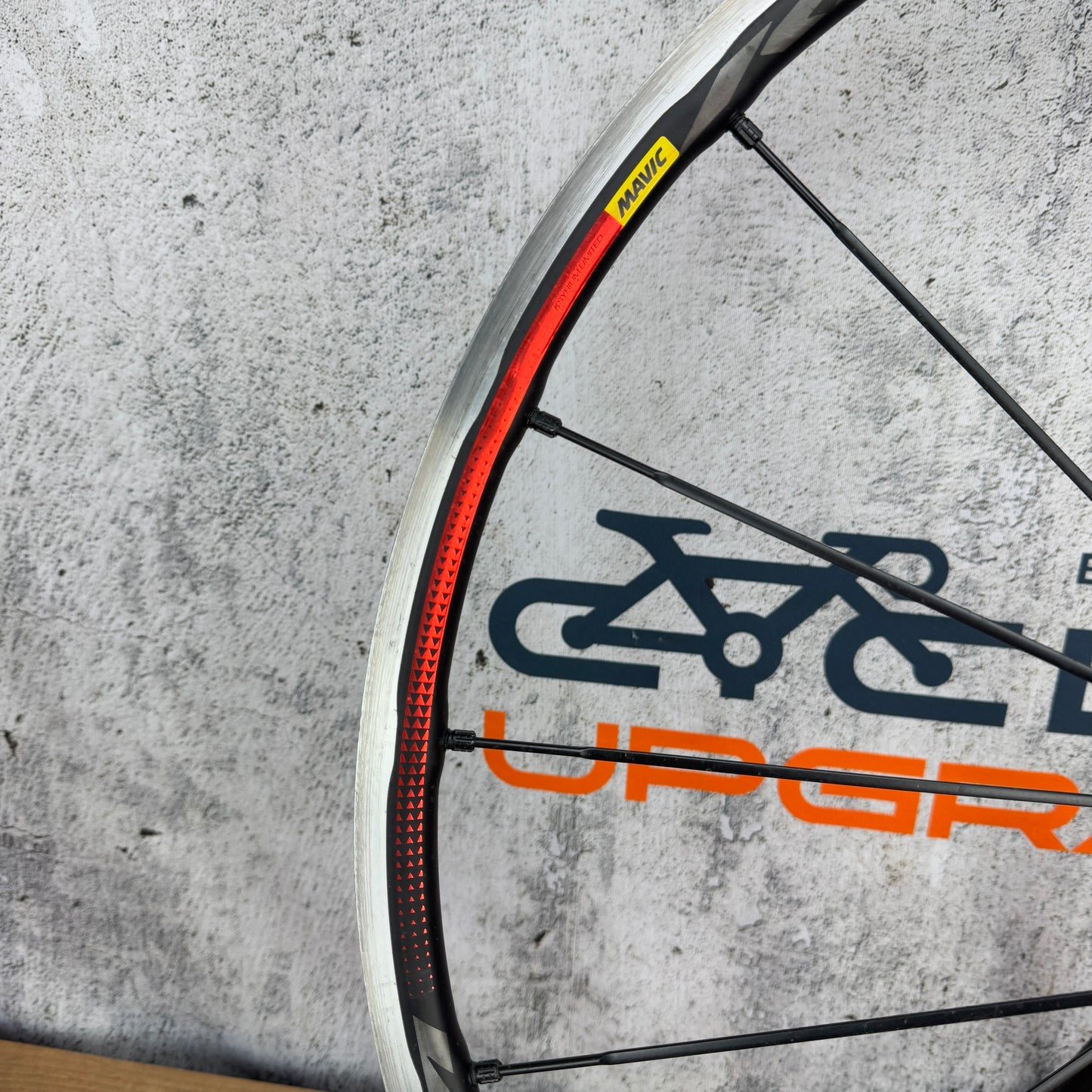 Mavic Ksyrium Pro Limited Edition Red Alloy Clincher Front Wheel 700c Rim Brake