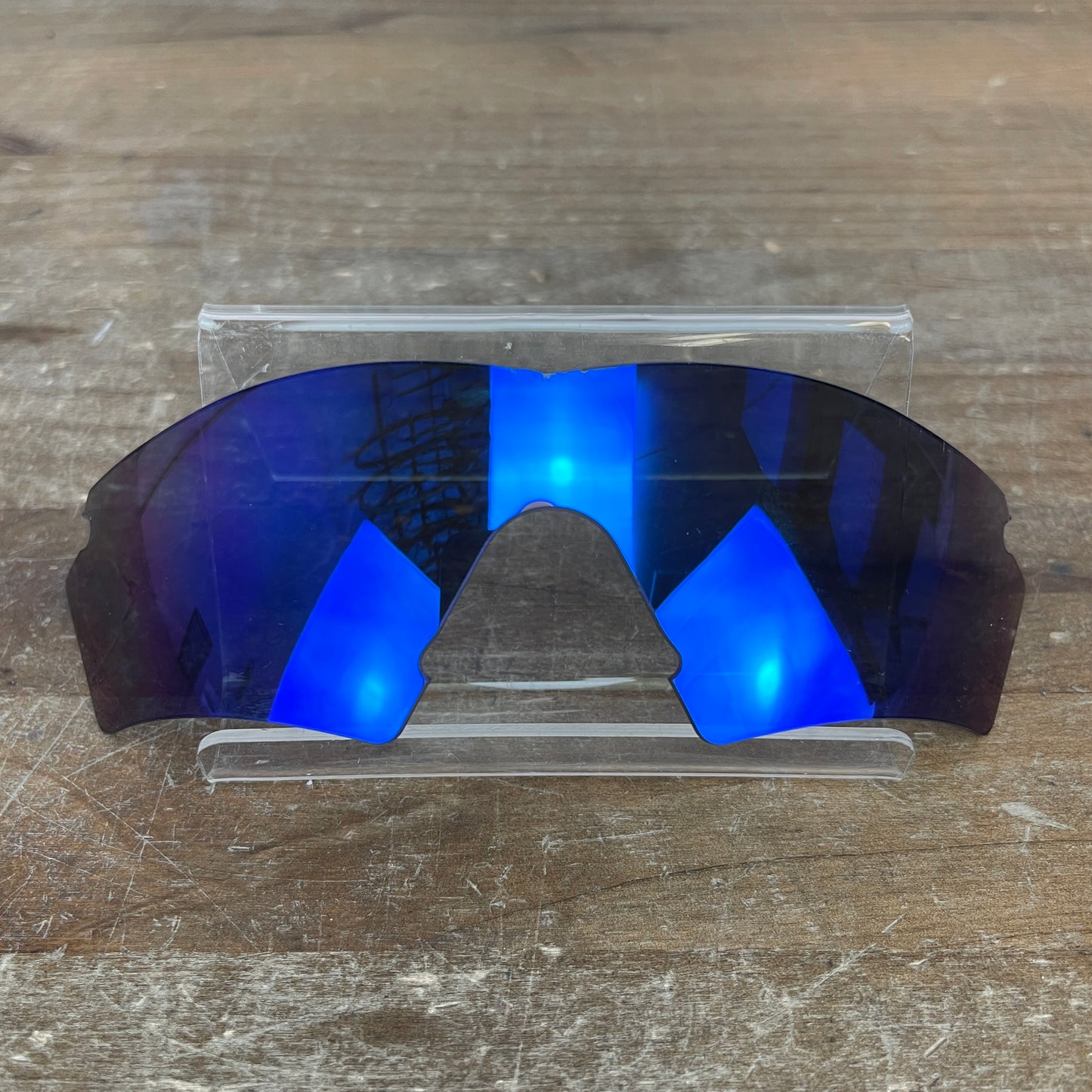 Mint/Vintage! Oakley Mumbo Gen 1 Blue Iridium Original Hybrid Shape Sunglass Lens
