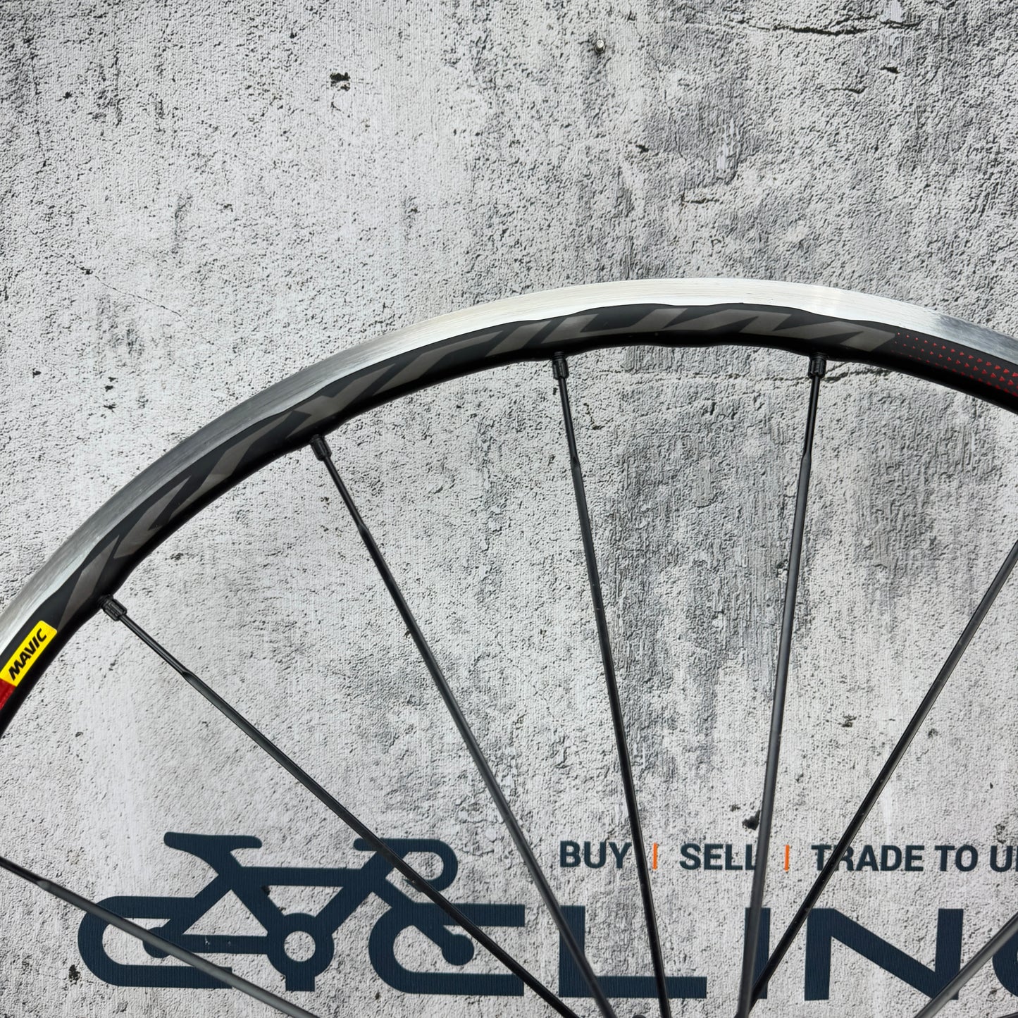 Mavic Ksyrium Pro Limited Edition Red Alloy Clincher Front Wheel 700c Rim Brake