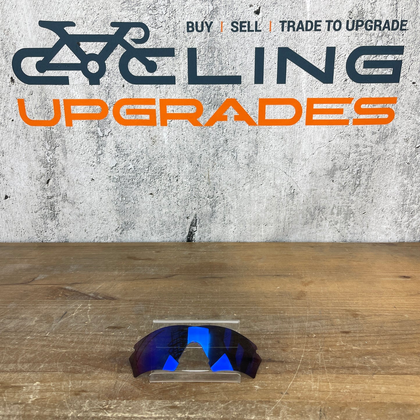 Mint/Vintage! Oakley Mumbo Gen 1 Blue Iridium Original Hybrid Shape Sunglass Lens