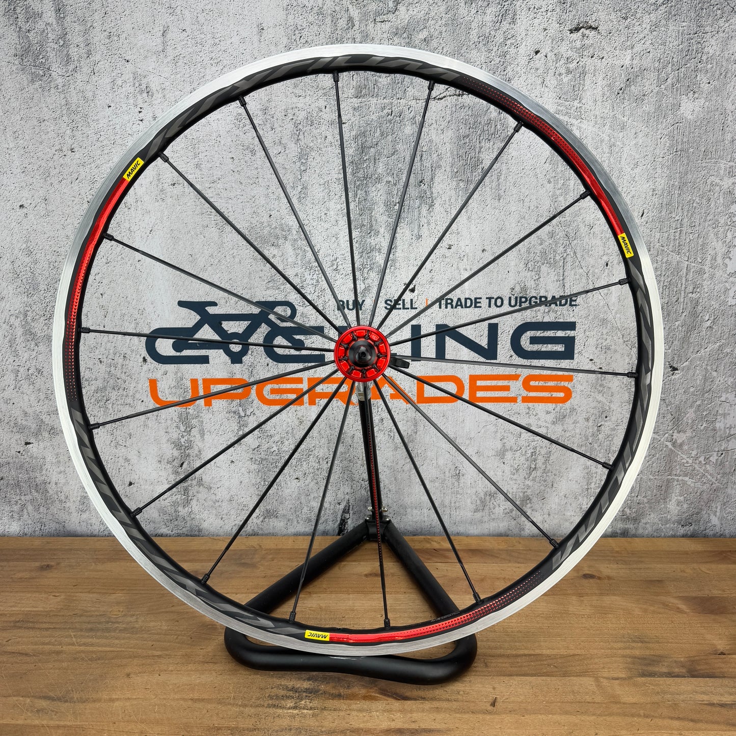 Mavic Ksyrium Pro Limited Edition Red Alloy Clincher Front Wheel 700c Rim Brake