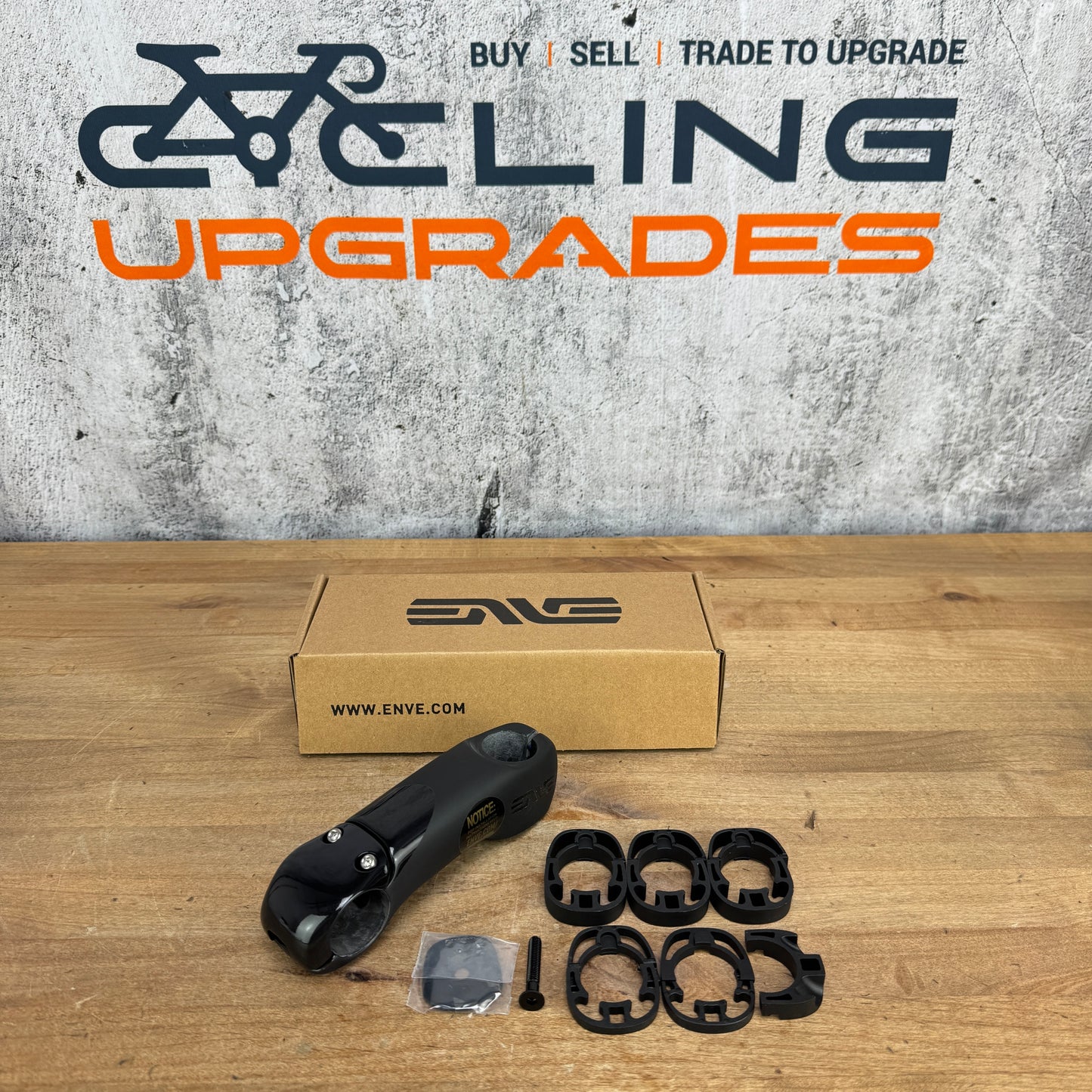 New! Enve In-Route Aero Road 31.8mm -7 Degree Carbon Bike Stem