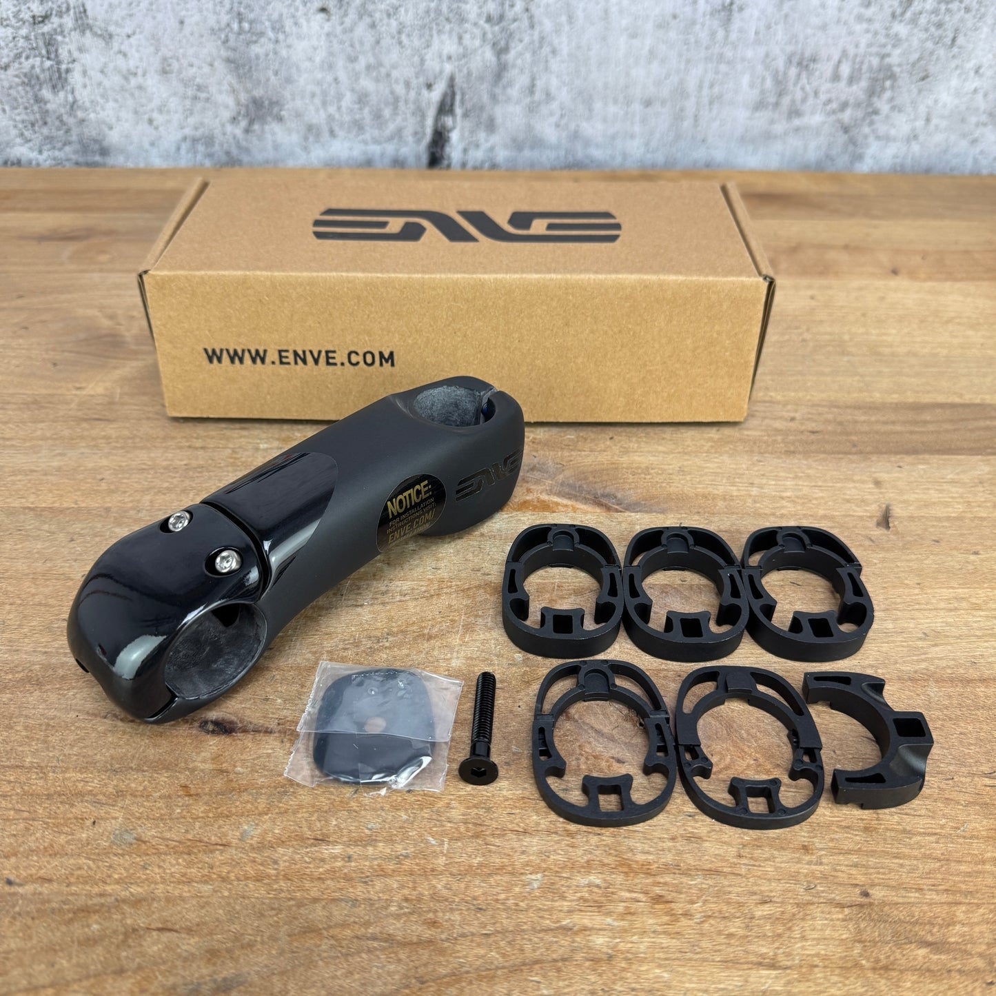 New! Enve In-Route Aero Road 31.8mm -7 Degree Carbon Bike Stem