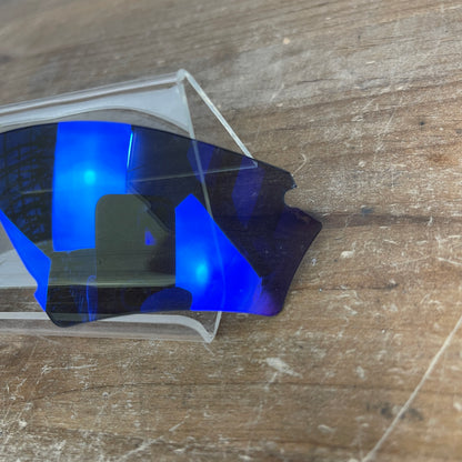 Mint/Vintage! Oakley Mumbo Gen 1 Blue Iridium Original Hybrid Shape Sunglass Lens