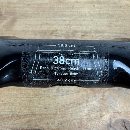 Enve SES AR In-Route 38/43cm 31.8mm 76mm Reach 127mm Drop Flared Handlebar 258g