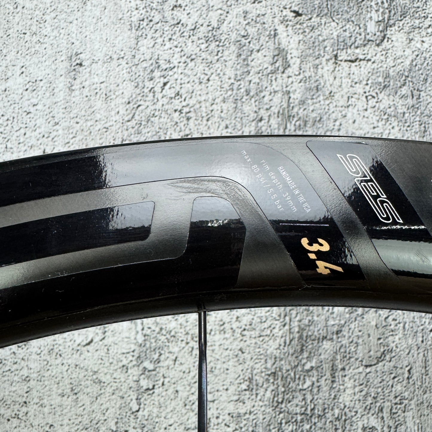 2023 Enve SES 3.4 Enve Carbon Disc Brake Tubeless Hookless Wheelset 700c 1486g