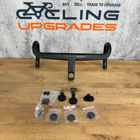 Low Mile! Colnago CC.01 41cm x 110mm -6 Degree Carbon Integrated Handlebar 334g