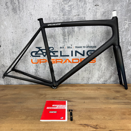 Low Mile! 2023 Specialized Aethos Pro 61cm Carbon Disc Satin Obsidian Frameset
