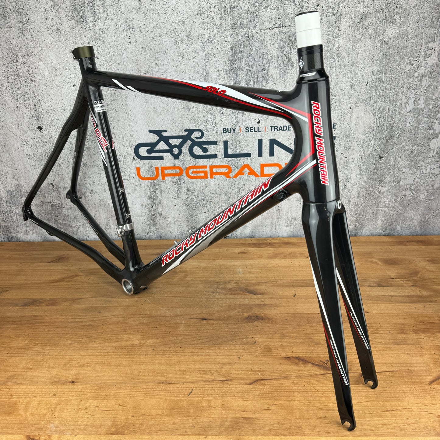 Rocky Mountain 70 RSL Solo 56cm Rim Brake Carbon Frameset 700c 1660g