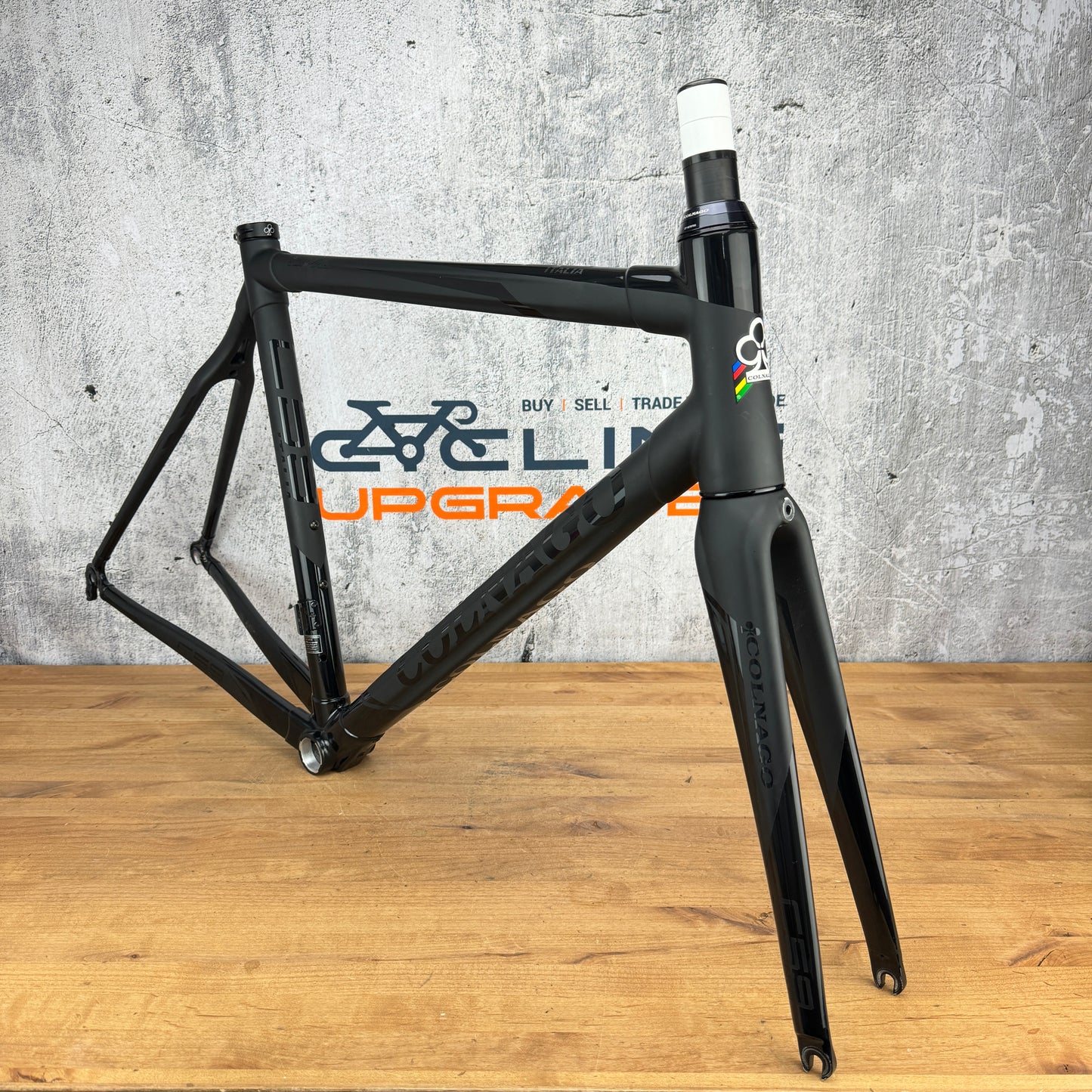 Low Mile! Colnago C59 Electronic Nero 52s (55cm) Carbon Rim Brake Frameset BoB