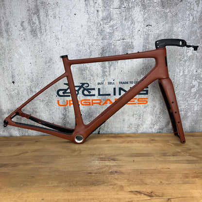 Low Mile! 2024 Enve MOG 56cm Carbon Teracotta UDH Gravel Disc Frameset 700c