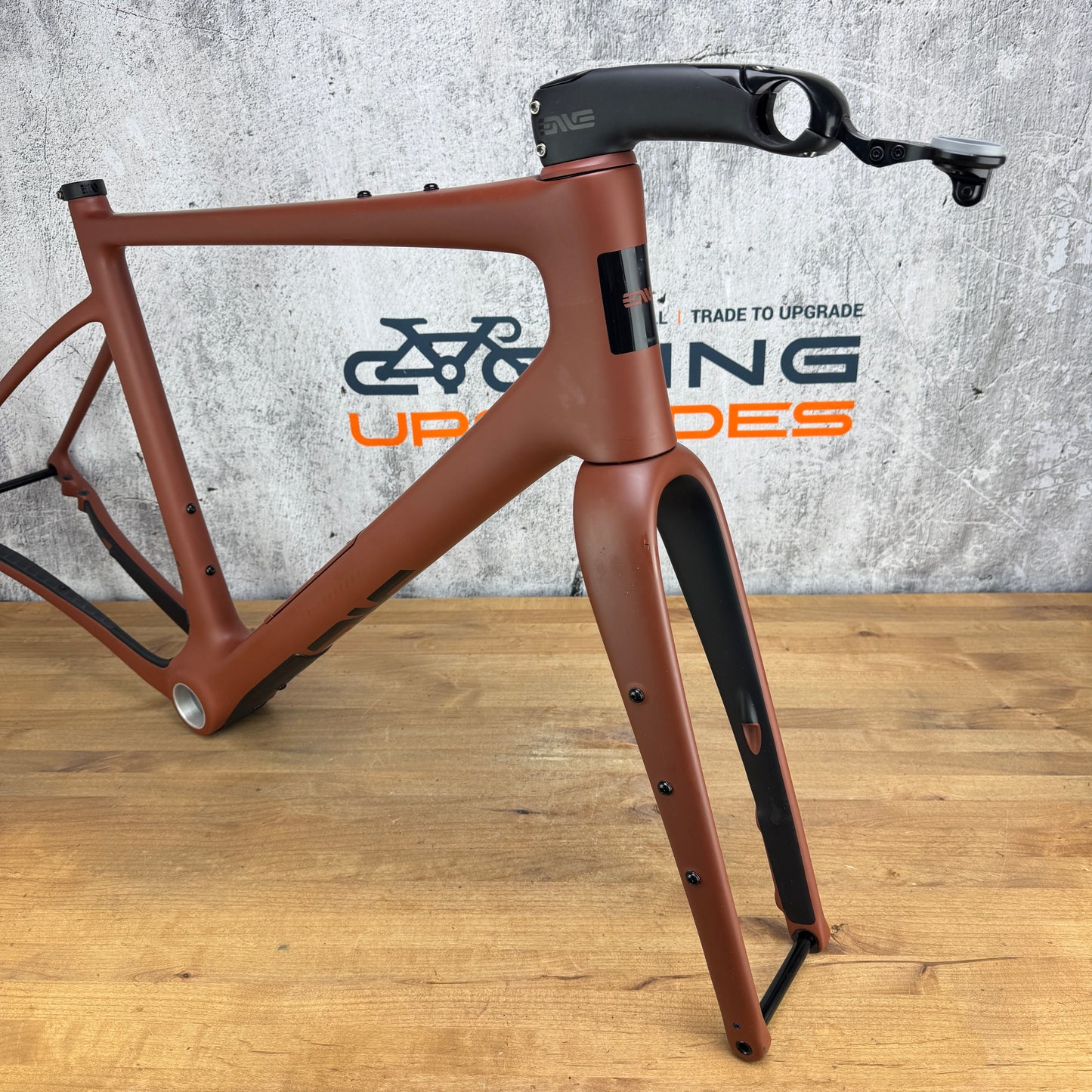 Low Mile! 2024 Enve MOG 56cm Carbon Teracotta UDH Gravel Disc Frameset 700c