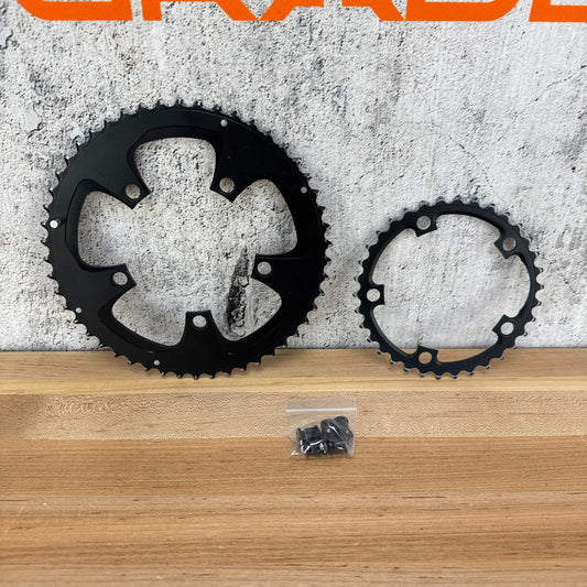 PraxisWorks Road 50/34T 5-Bolt 110 BCD 11-Speed Bike Chainring Set 135g