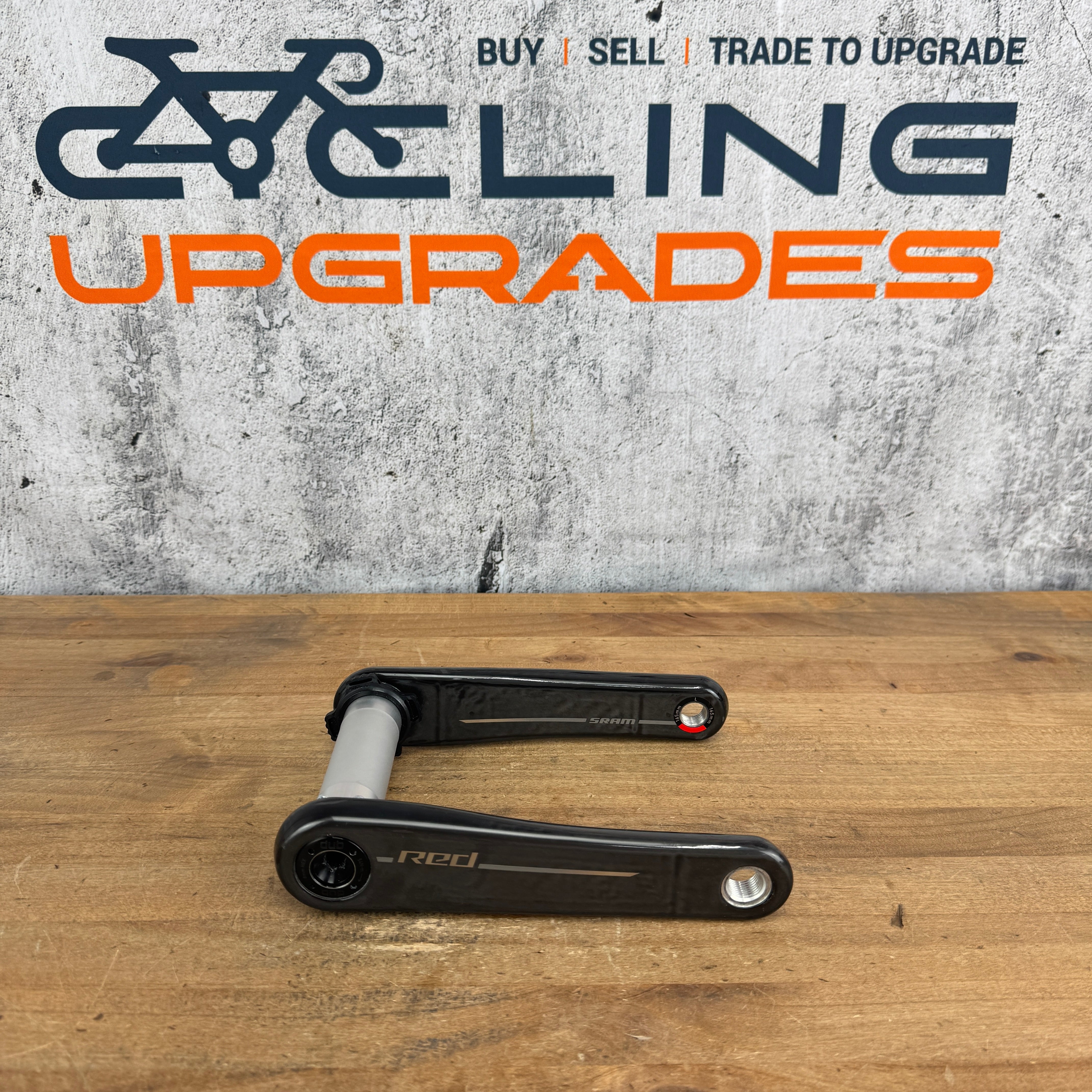 SRAM RED AXS Crankarm Assembly (Natural Carbon) (DUB) (E1
