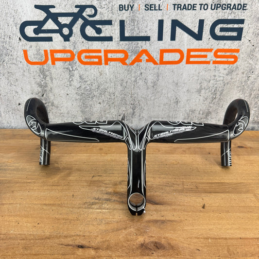 Low Mile! Shimano Pro Stealth Evo Carbon 44cm x 130mm Integrated Handlebar 400g