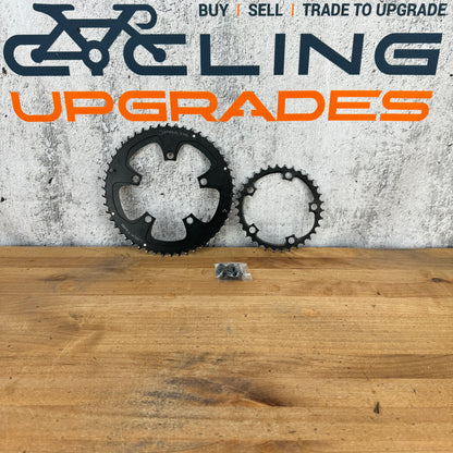PraxisWorks LevaTime 50/34t 110BCD 11-Speed 5-Bolt Bike Chainring Set 161g