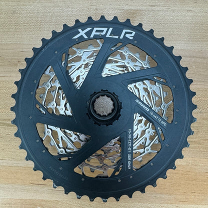 Light Use! SRAM AXS XPLR XG-1271 D1 10-44t 12-Speed Gravel Bike Cassette 378g
