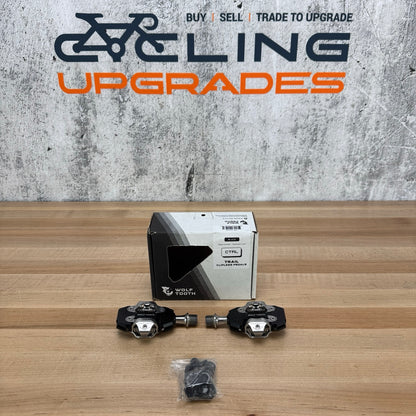 Ridden Once! Wolf Tooth CTRL Trail Mountain/Gravel Bike Pedals w/ Cleats 328g