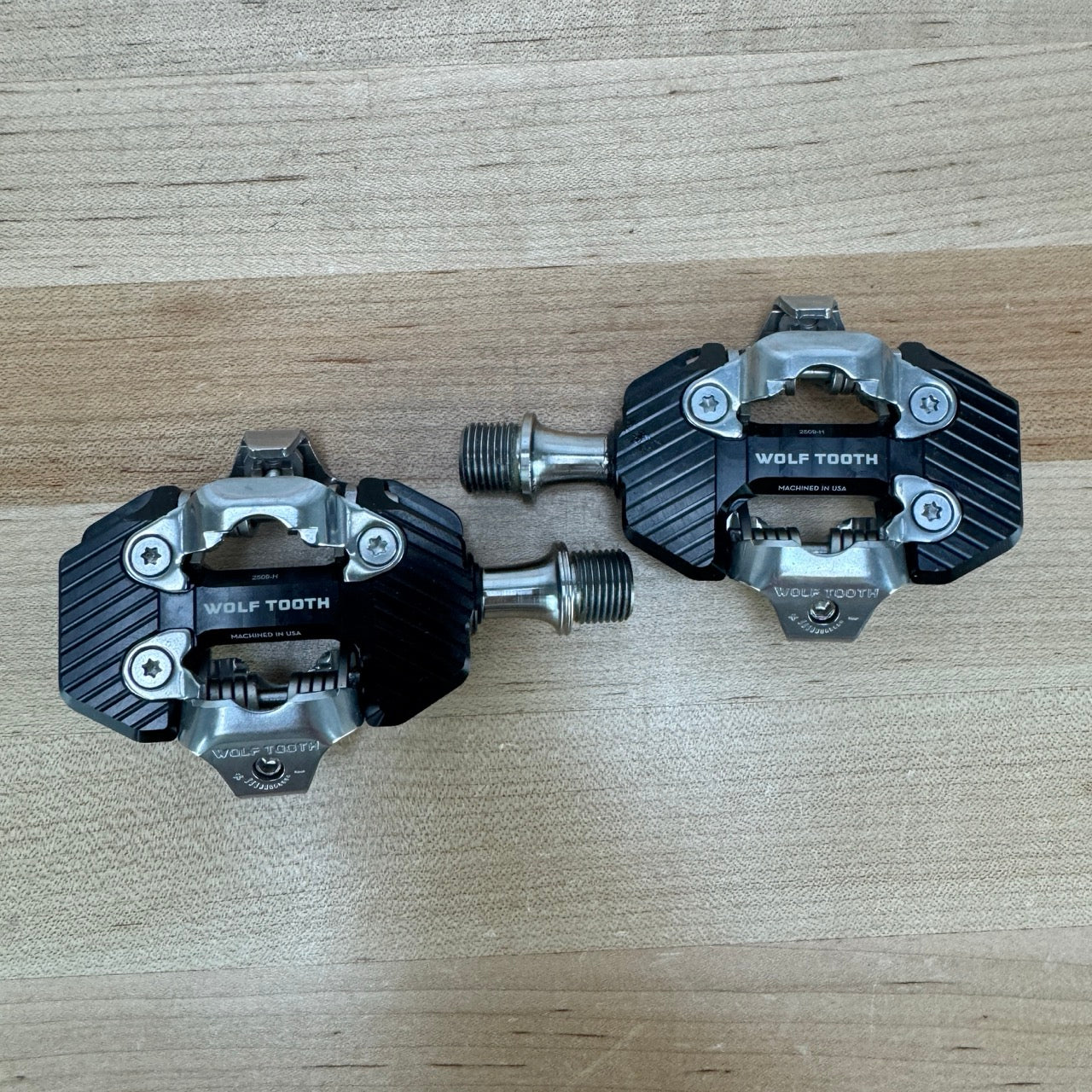 Ridden Once! Wolf Tooth CTRL Trail Mountain/Gravel Bike Pedals w/ Cleats 328g