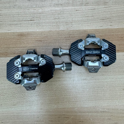 Ridden Once! Wolf Tooth CTRL Trail Mountain/Gravel Bike Pedals w/ Cleats 328g