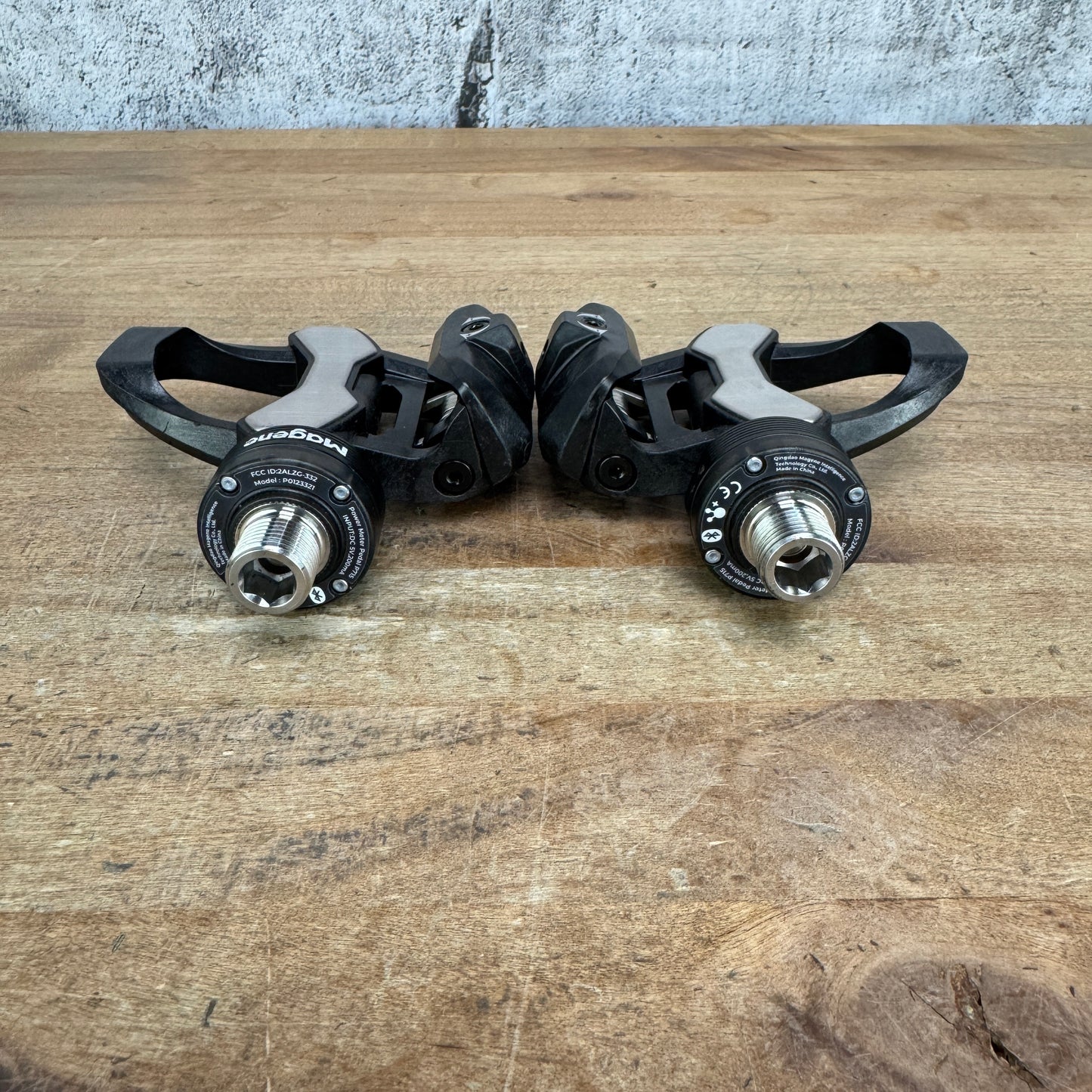 Low Mile! Magene P715k Dual Sided Look Keo Clipless Bike Power Pedals 314g