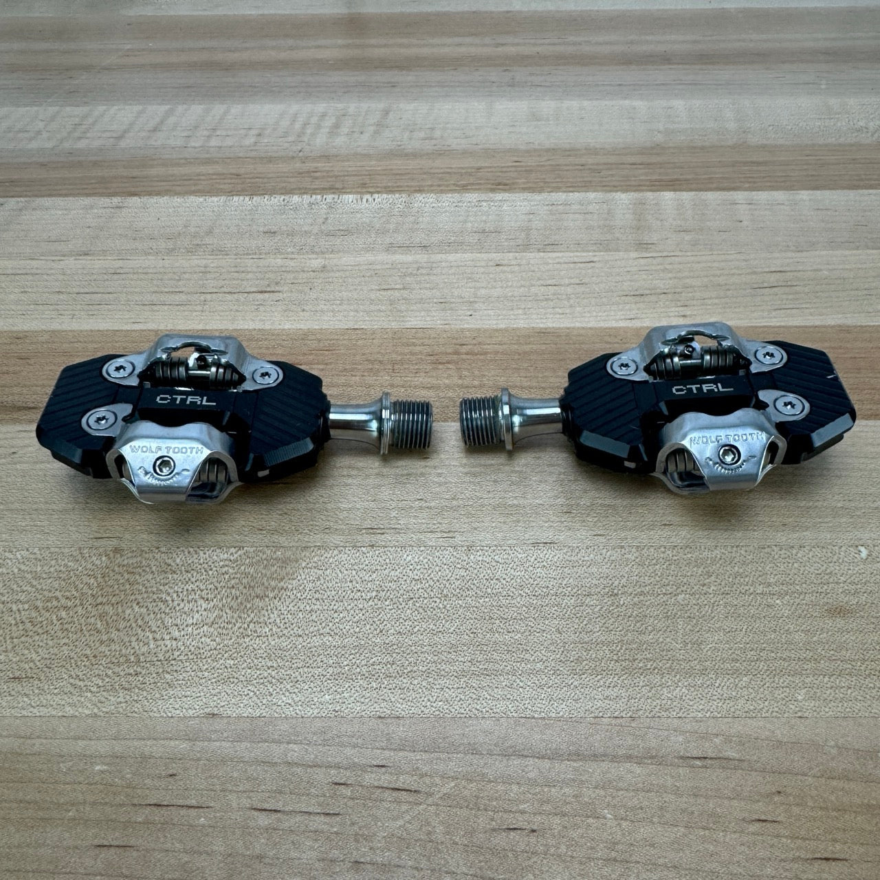 Ridden Once! Wolf Tooth CTRL Trail Mountain/Gravel Bike Pedals w/ Cleats 328g
