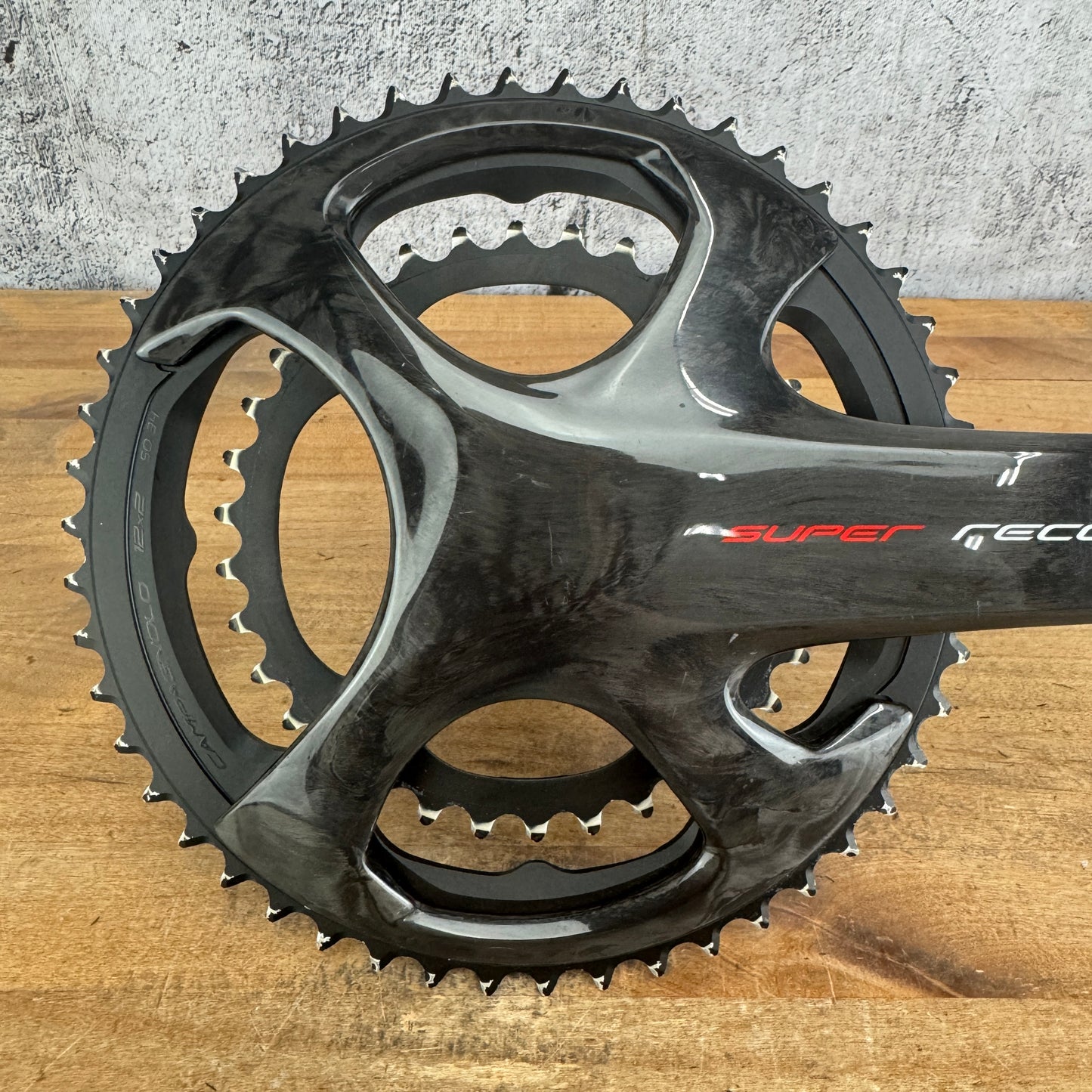 Low Mile! Campagnolo Super Record 12 Carbon 172.5mm 50/34t 12-Speed Crankset