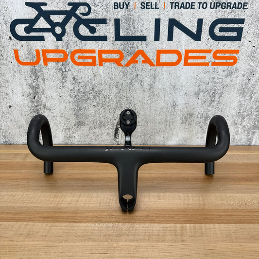 Low Mile! Roval Alpinist Cockpit II 40cm x 90mm Carbon Bike Integrated Handlebar