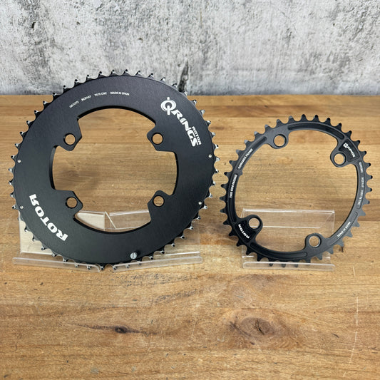 Rotor Q-Rings Oval 50/37t 4-Bolt 107 BCD 12-Speed AXS Chainring Set 168g