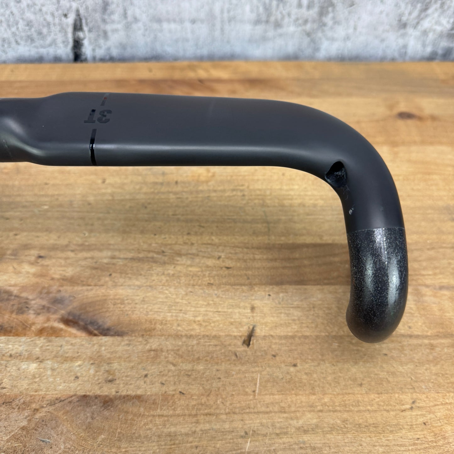 3T Aeroghiaia LTD Carbon 40cm 31.8mm Aero Bike Drop Handlebar 246g