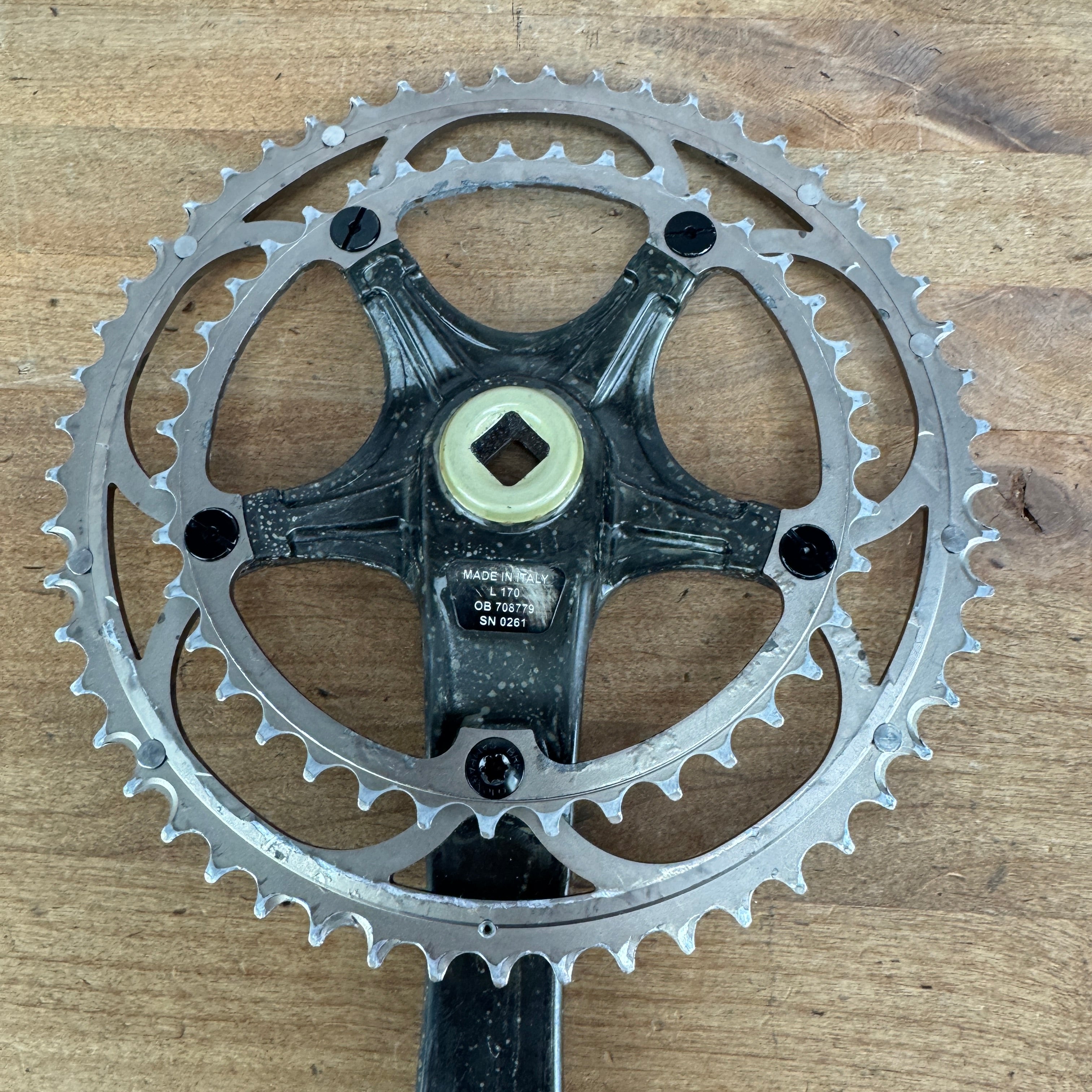 Campagnolo Record クランクアーム 170mm campagnolo record 9 speed crankset 170mm – Bikes Not Bombs