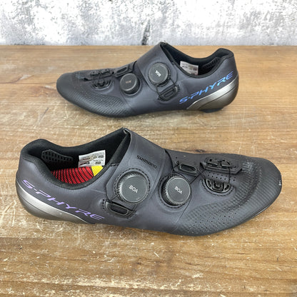 Shimano S-Phyre Women's SH-RC902 41 EU 7.6 US Black Road 3-Bolt Cycling Shoes