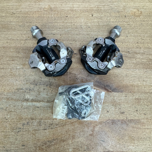 Shimano Deore XT PD-M8100 SPD Stainless Steel Spindle Clipless Pedals + Cleats