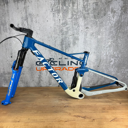 Low Mile! 2024 Factor Lando XC Medium Boost Carbon MTB Disc Frameset 29" 4353g