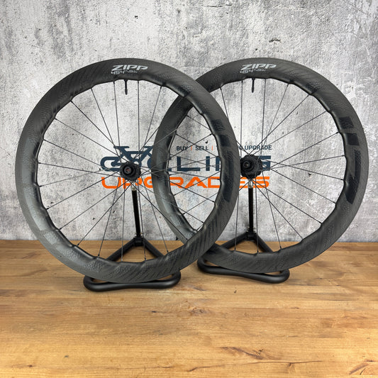 Zipp 454 NSW Carbon Tubeless Hookless Disc Brake Wheelset 700c 1431g