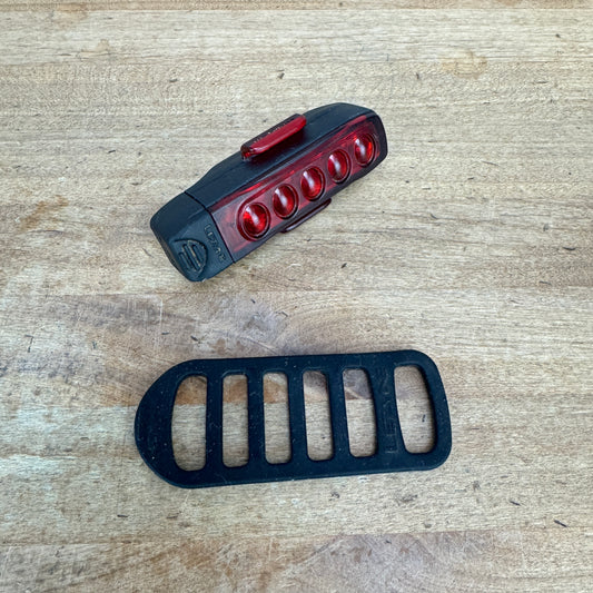 Lezyne Strip Drive Pro Red Bike Rear Light LED 300 + Mount 51g