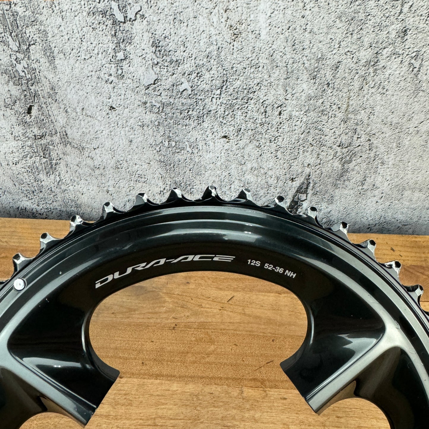 Shimano Dura-Ace FC-9200 52/36t 12-Speed 4-Bolt 110BCD Bike Chainring Set 143g