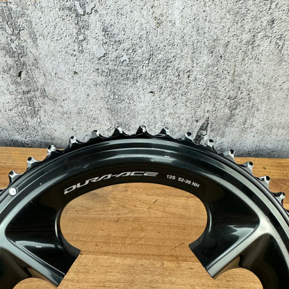Shimano Dura-Ace FC-9200 52/36t 12-Speed 4-Bolt 110BCD Bike Chainring Set 143g