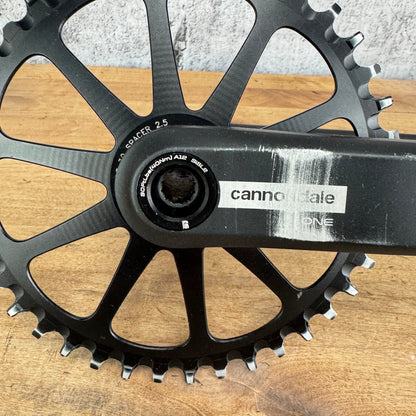 Cannondale One Alloy 172.5mm 40T 1x Spidering Alloy Crankset 30mm Si Spindle