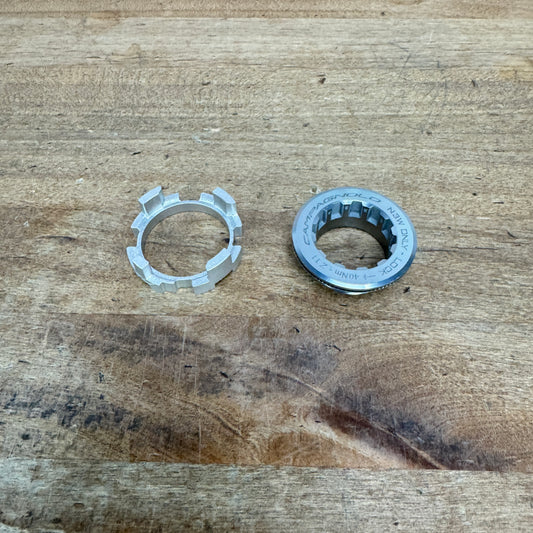 New! Campagnolo N3W Freehub Driver Body Adapter Cassette Lockring 14g