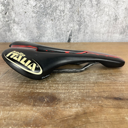 Selle Italia Team Edition 145mm 7x9mm Carbon Rails Road Bike Saddle 190g