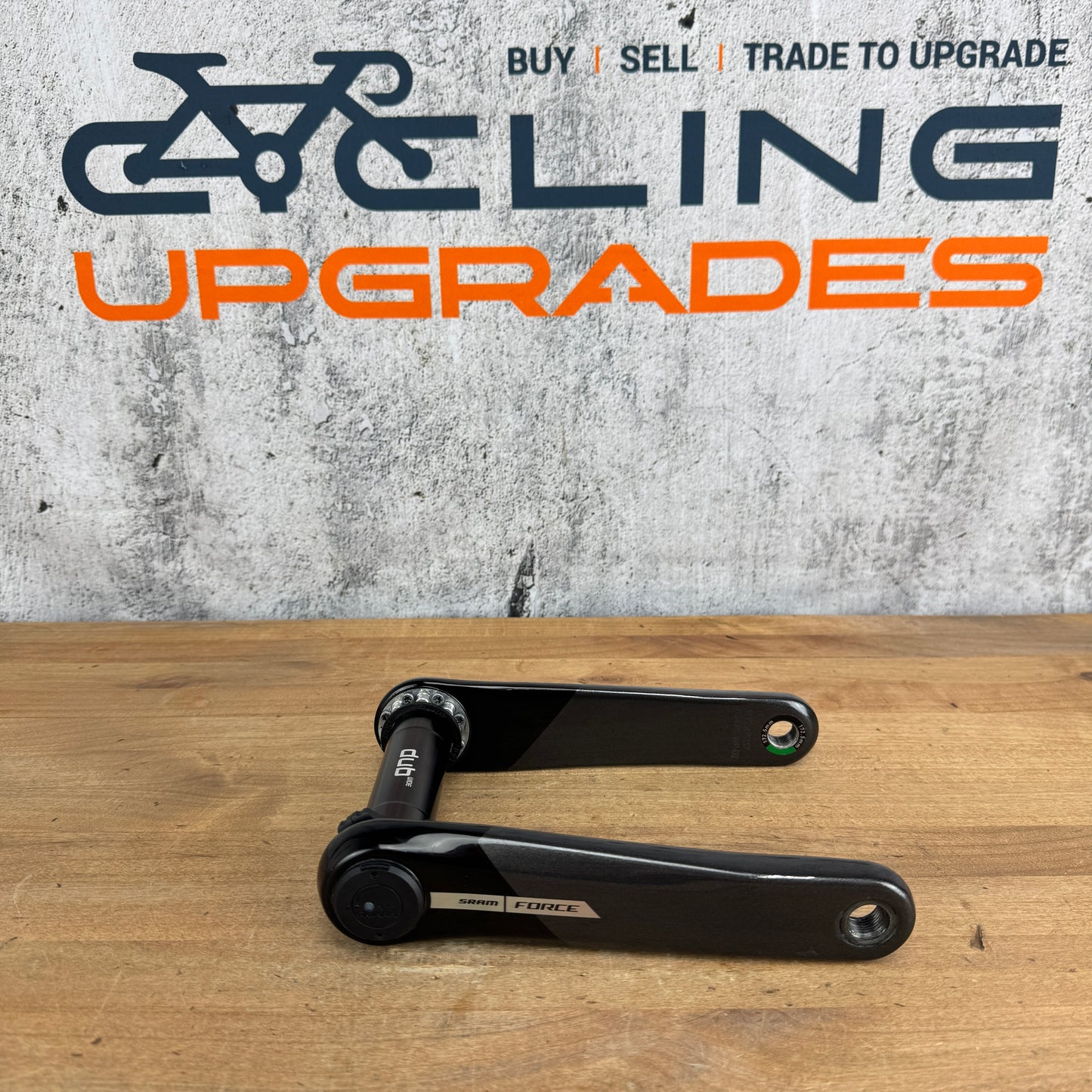 Low Mile! SRAM Force AXS D2 DUB Wide Quarq Power Meter 172.5mm Carbon Crankset