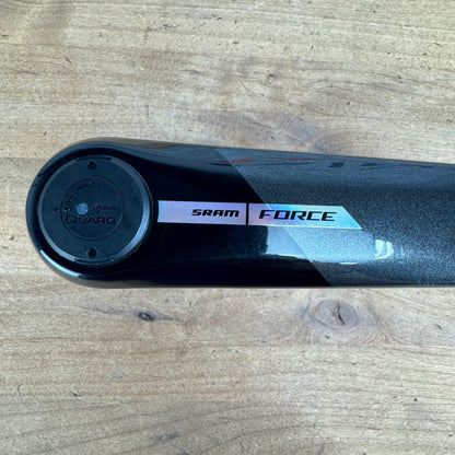 Low Mile! SRAM Force AXS D2 DUB Wide Quarq Power Meter 172.5mm Carbon Crankset