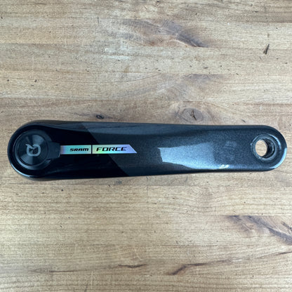 Low Mile! SRAM Force AXS D2 DUB Wide Quarq Power Meter 172.5mm Carbon Crankset