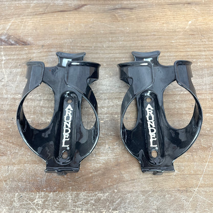 New! Arundel Dave-O Carbon Oil Slick/Gloss Black Water Bottle Cages 60g