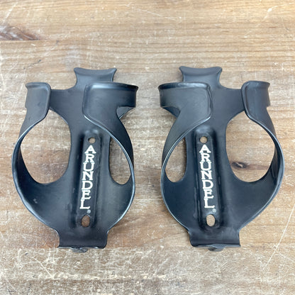 New! Pair (2x) Arundel Dave-O Carbon UD/Matte Black Water Bottle Cages 60g