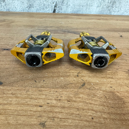 Low Mile! Crankbrothers Candy 11 Titanium Clipless MTB Bike Pedals 257g