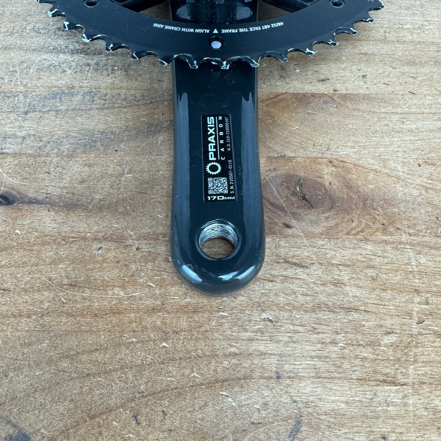 PraxisWorks Zayante M30 Carbon 170mm Leva Time II 48/32t Crankset 28/30mm Spindle